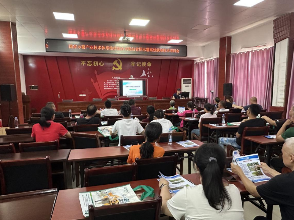体系桂林综合试验站赴荔浦市开展食用木薯 高效栽培技术培训